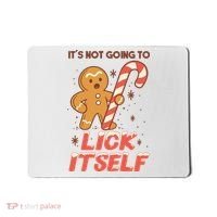 Gingerbread Candy Inappropriate Funny Christmas Graphic Mousepad thumb 0