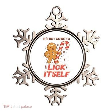 Gingerbread Candy Inappropriate Funny Christmas Graphic Ornament
