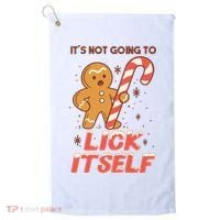 Gingerbread Candy Inappropriate Funny Christmas Graphic Golf Towel thumb 0