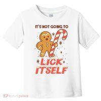 Gingerbread Candy Inappropriate Funny Christmas Graphic Toddler T-Shirt thumb 0