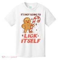 Gingerbread Candy Inappropriate Funny Christmas Graphic Kids T-Shirt thumb 0