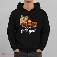 Gnomes Couple In Truck Pumpkin Spice Fall Yall Autumn Gnome Hoodie thumb 0
