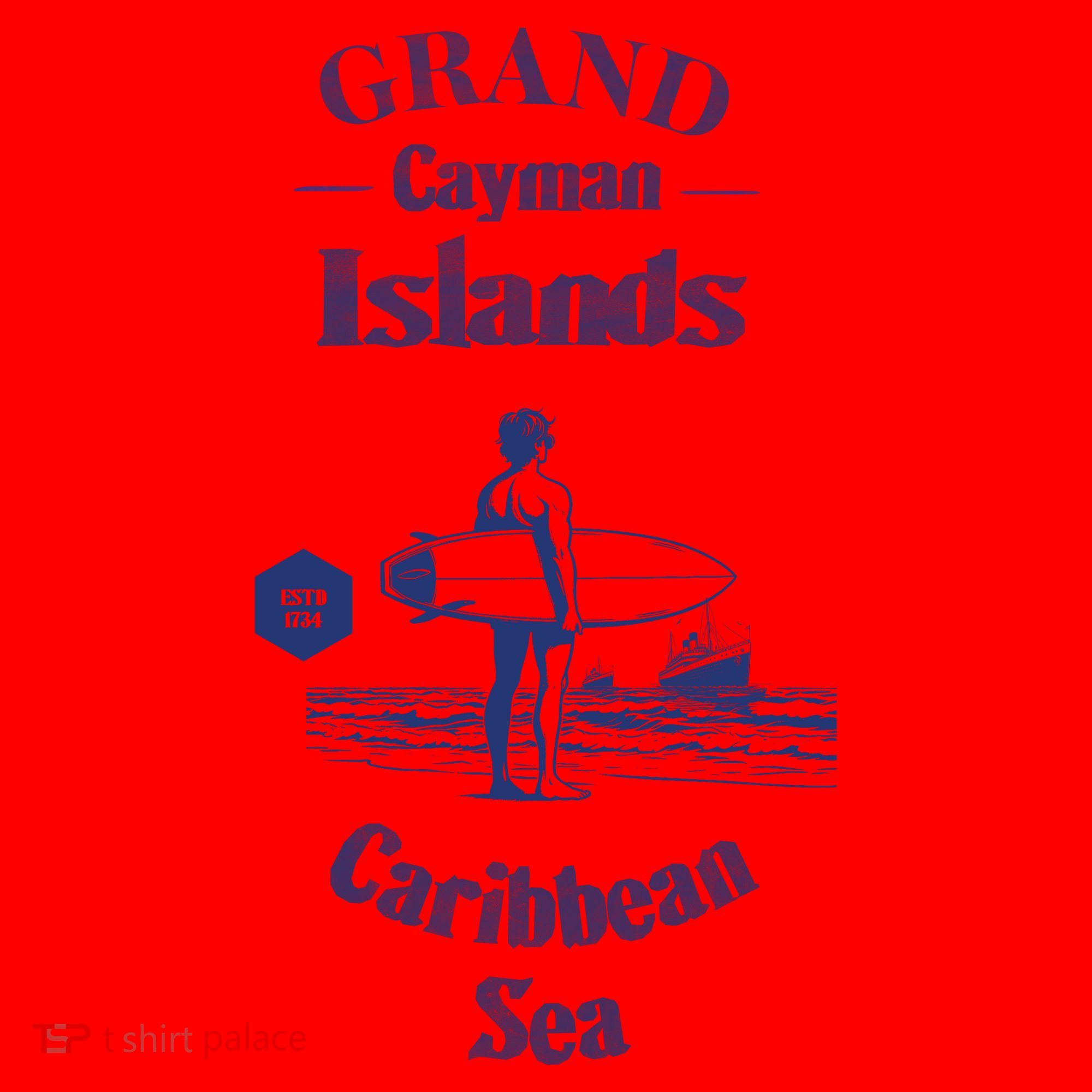 Grand Cayman Islands Santa Hat