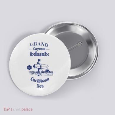 Grand Cayman Islands Button