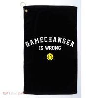 Game Changer Is Wrong Golf Towel thumb 0