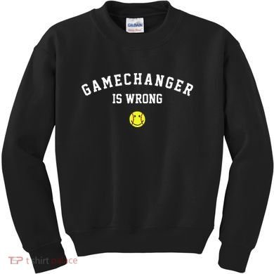 Game Changer Is Wrong Kids Sweatshirt