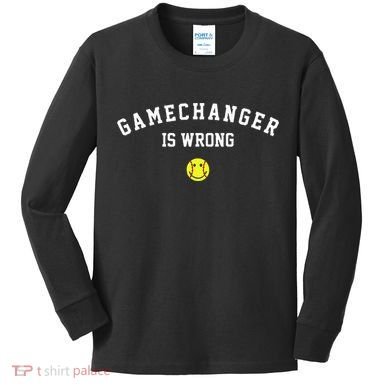 Game Changer Is Wrong Kids Long Sleeve Shirt