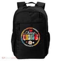 Groovy Choose Kindness Daisy Be Kind Inspirational Gift Backpack thumb 0