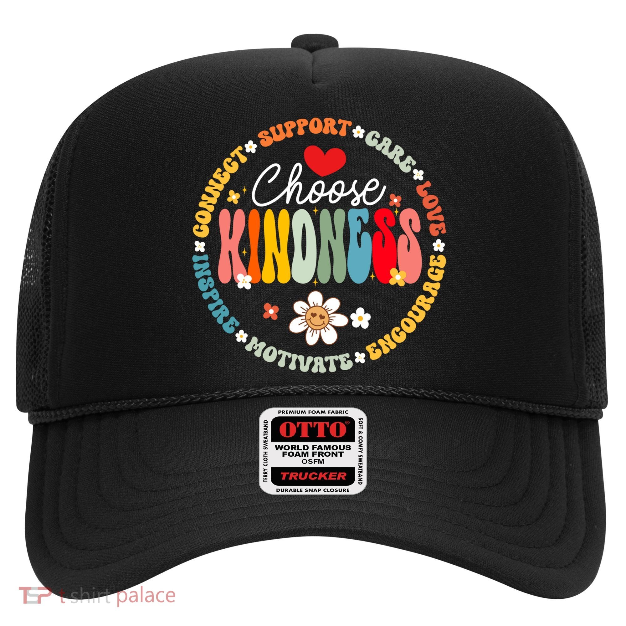 Groovy Choose Kindness Daisy Be Kind Inspirational Gift Hat