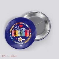 Groovy Choose Kindness Daisy Be Kind Inspirational Gift Button thumb 0