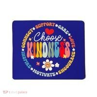 Groovy Choose Kindness Daisy Be Kind Inspirational Gift Mousepad thumb 0