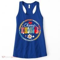 Groovy Choose Kindness Daisy Be Kind Inspirational Gift Women's Tank Top thumb 0