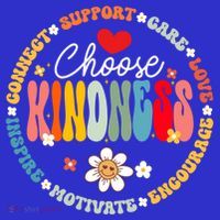 Groovy Choose Kindness Daisy Be Kind Inspirational Gift Kids Sweatshirt thumb 2