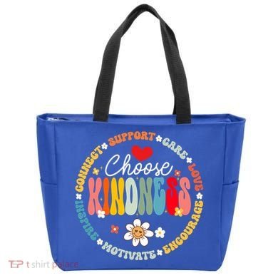 Groovy Choose Kindness Daisy Be Kind Inspirational Gift Tote Bag