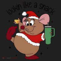 Gus Christmas Looking Like A Snack Cute Mouse Women's Sweatshirt thumb 2