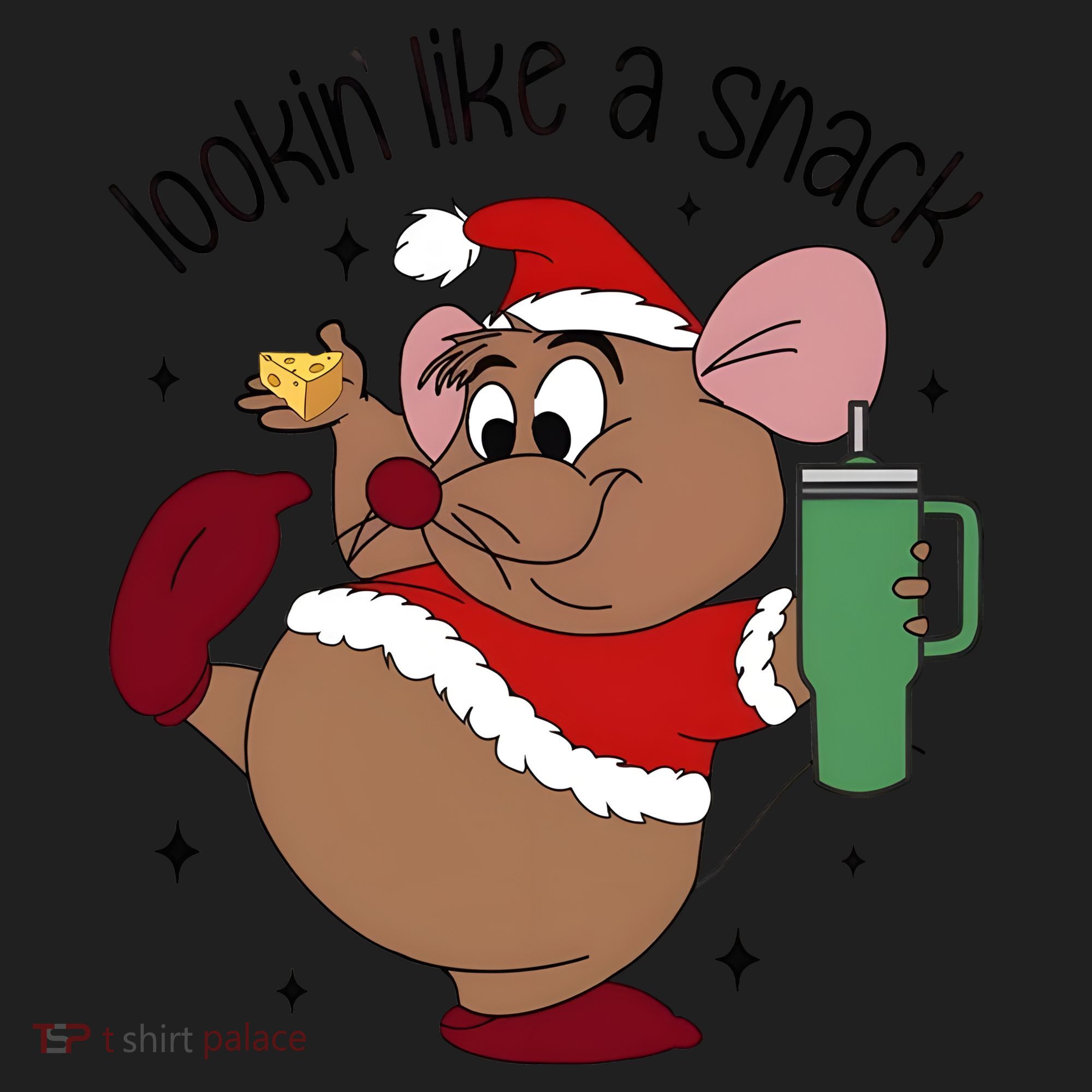 Gus Christmas Looking Like A Snack Cute Mouse Women's Sweatshirt