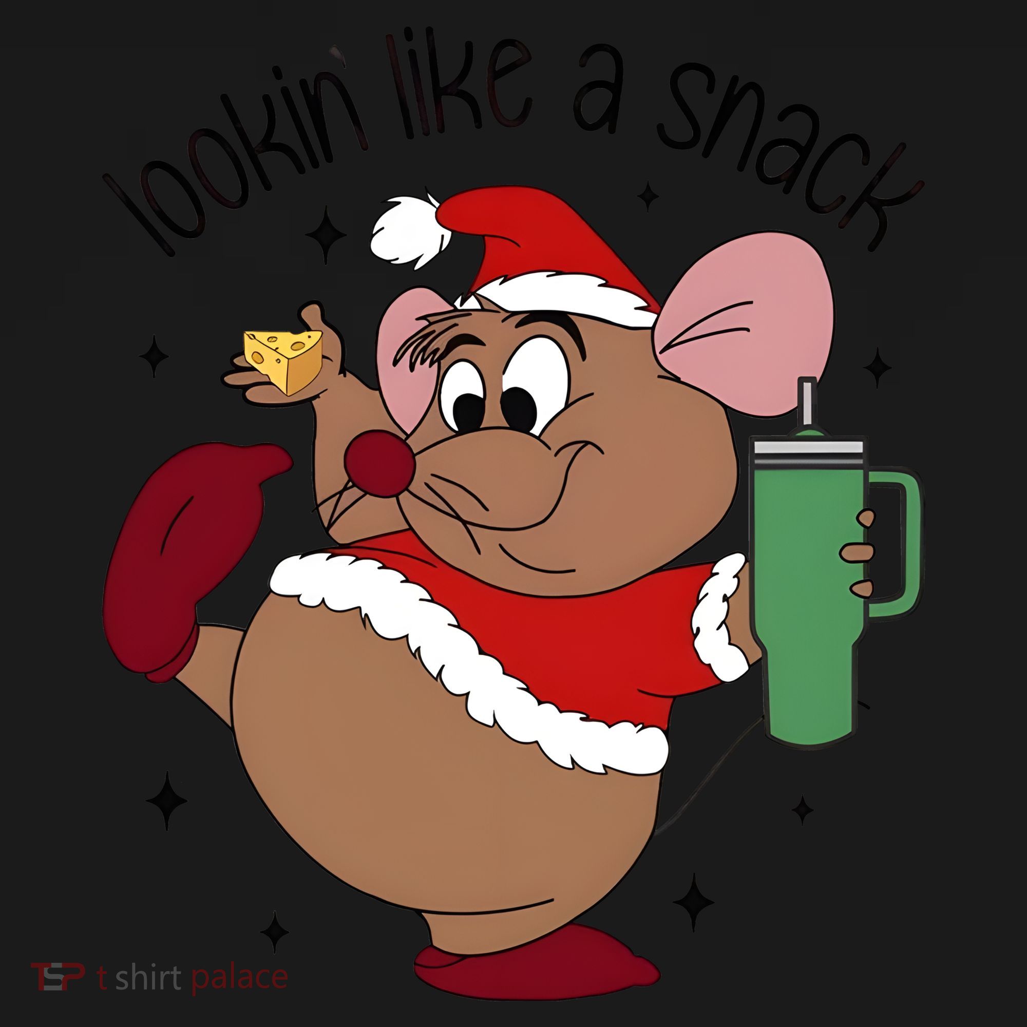 Gus Christmas Looking Like A Snack Cute Mouse Coaster
