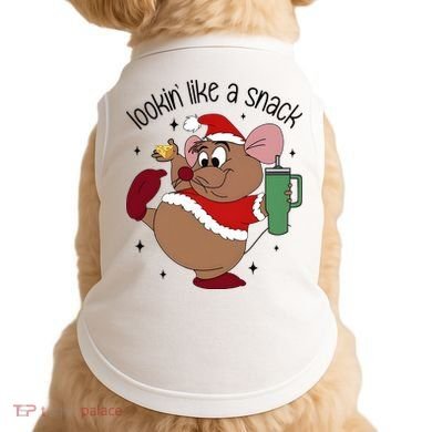 Gus Christmas Looking Like A Snack Cute Mouse Doggie Tank
