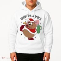 Gus Christmas Looking Like A Snack Cute Mouse Hoodie thumb 2