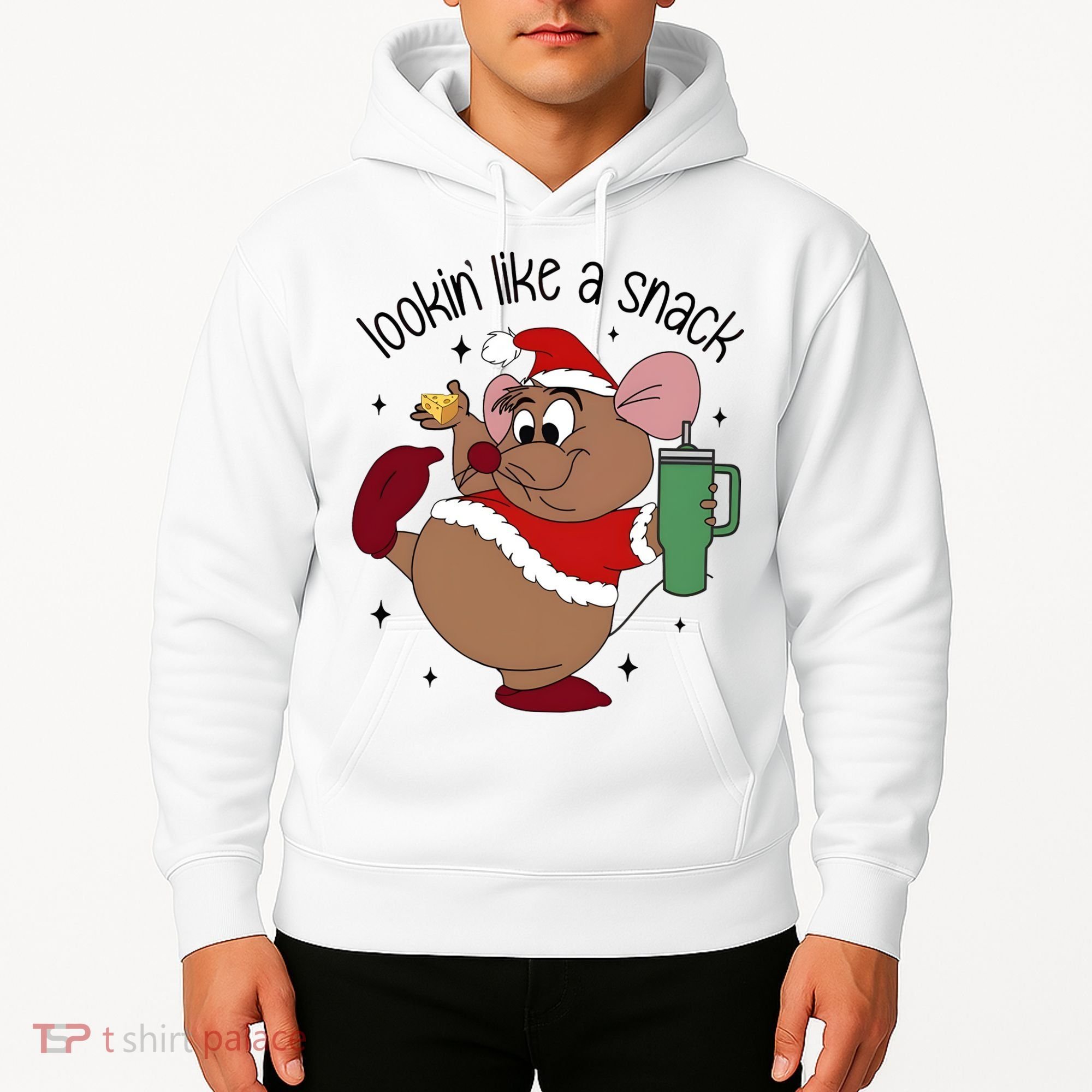 Gus Christmas Looking Like A Snack Cute Mouse Hoodie