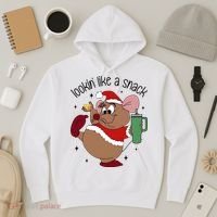 Gus Christmas Looking Like A Snack Cute Mouse Hoodie thumb 3