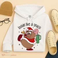 Gus Christmas Looking Like A Snack Cute Mouse Hoodie thumb 4