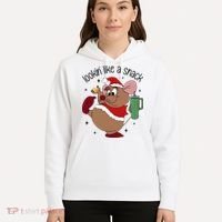Gus Christmas Looking Like A Snack Cute Mouse Hoodie thumb 5