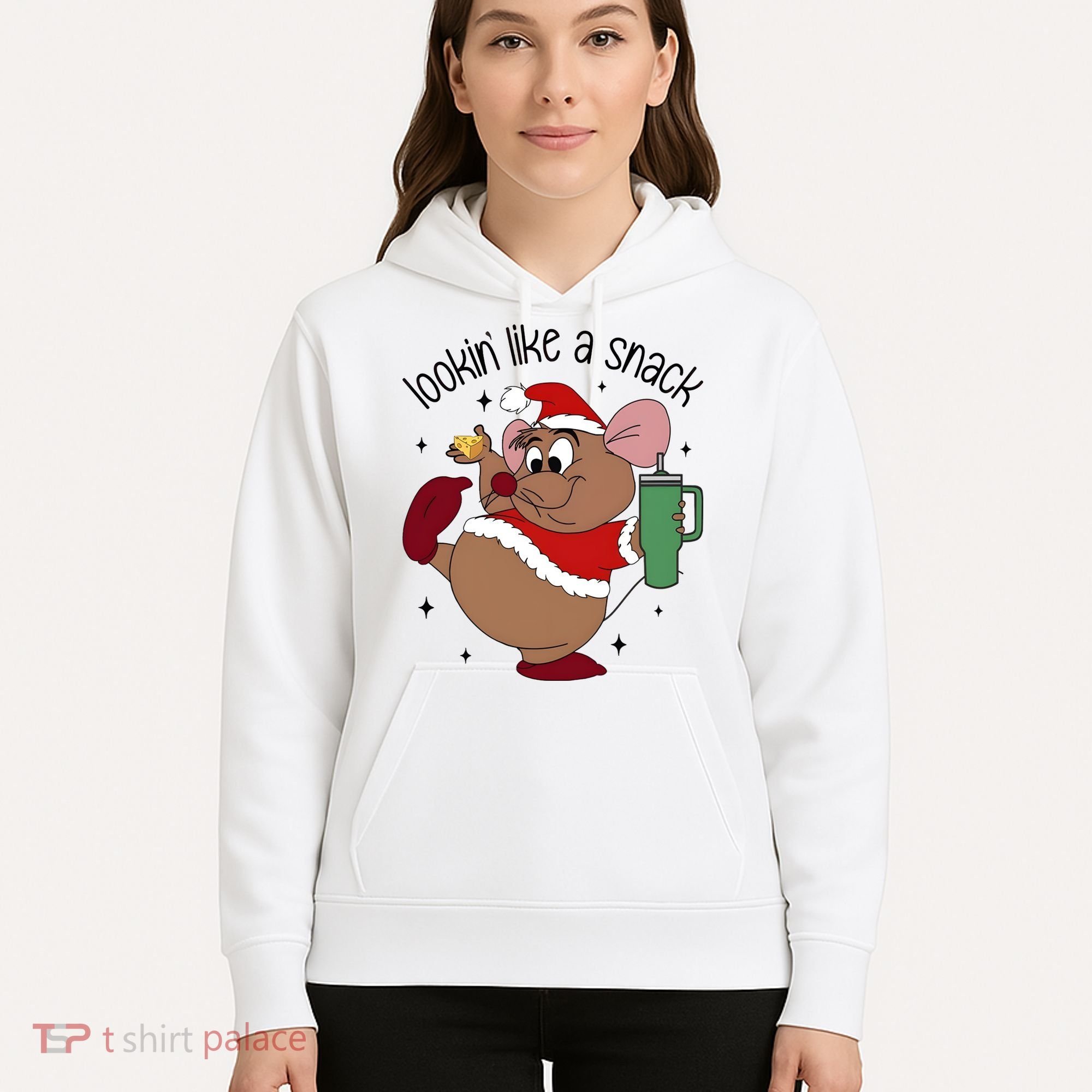Gus Christmas Looking Like A Snack Cute Mouse Hoodie