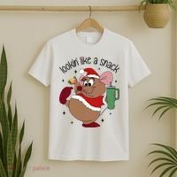 Gus Christmas Looking Like A Snack Cute Mouse T-Shirt thumb 2