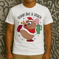 Gus Christmas Looking Like A Snack Cute Mouse T-Shirt thumb 3