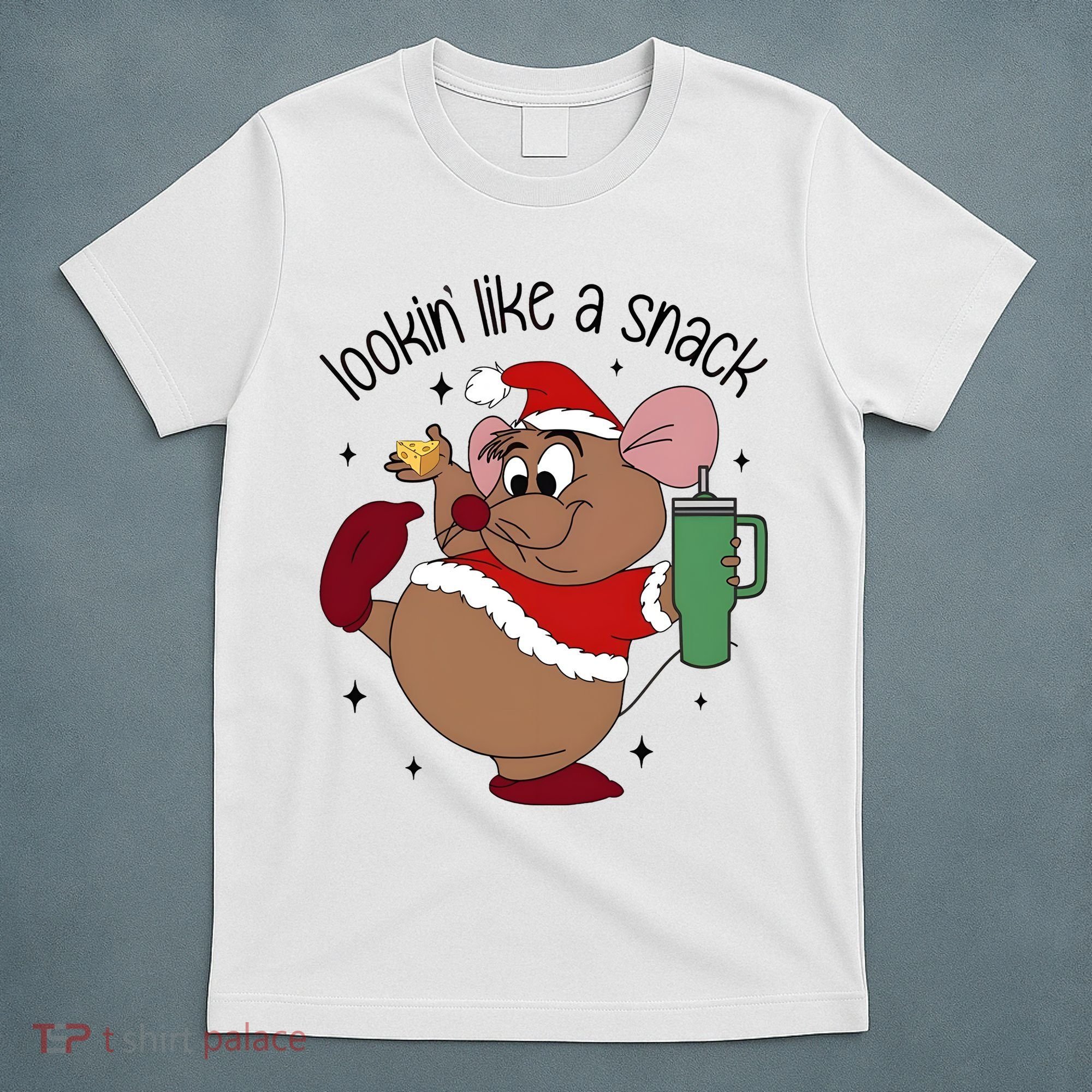 Gus Christmas Looking Like A Snack Cute Mouse T-Shirt