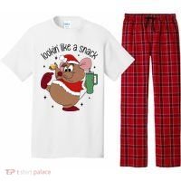 Gus Christmas Looking Like A Snack Cute Mouse Pajama Set thumb 0