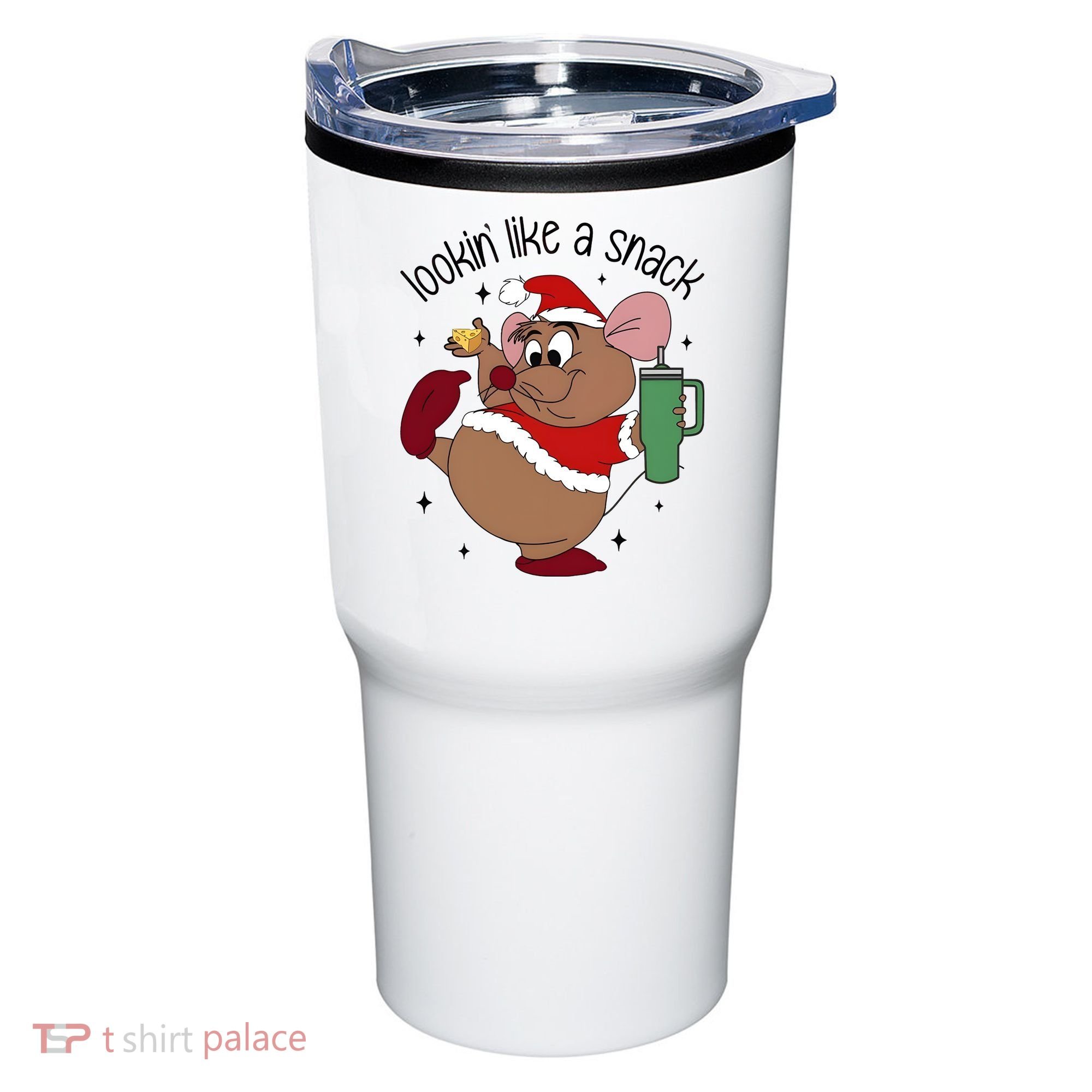 Gus Christmas Looking Like A Snack Cute Mouse Tumbler