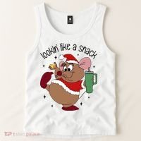 Gus Christmas Looking Like A Snack Cute Mouse Tank Top thumb 2