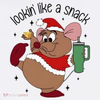 Gus Christmas Looking Like A Snack Cute Mouse Golf Towel thumb 3