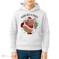 Gus Christmas Looking Like A Snack Cute Mouse Kids Hoodie thumb 4