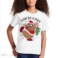Gus Christmas Looking Like A Snack Cute Mouse Kids T-Shirt thumb 2