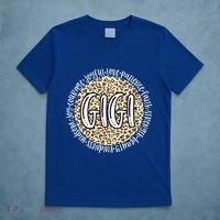 Gigi Cheetah Leopard Print Circle Love Patience Black Gift T-Shirt thumb 5