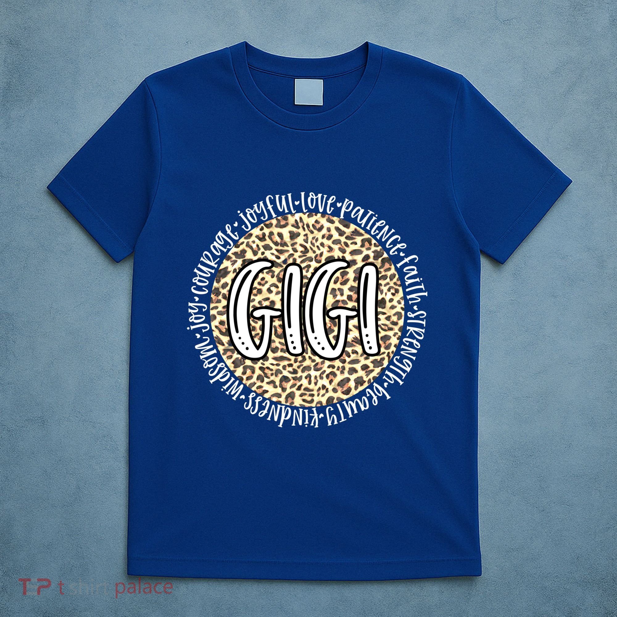 Gigi Cheetah Leopard Print Circle Love Patience Black Gift T-Shirt