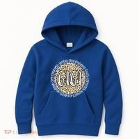 Gigi Cheetah Leopard Print Circle Love Patience Black Gift Kids Hoodie thumb 0