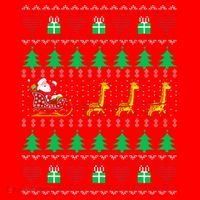 Giraffe Christmas Light Ugly Sweater Giraffe Lover Xmas Gift Santa Hat thumb 1