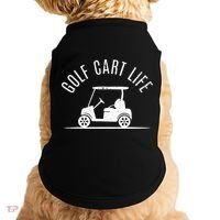 Golf Cart Life Funny Golf Doggie Tank thumb 0