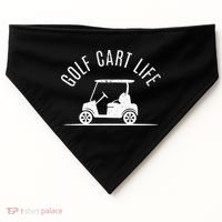 Golf Cart Life Funny Golf USA-Made Doggie Bandana thumb 0