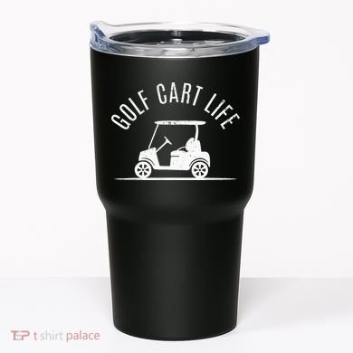 Golf Cart Life Funny Golf Tumbler