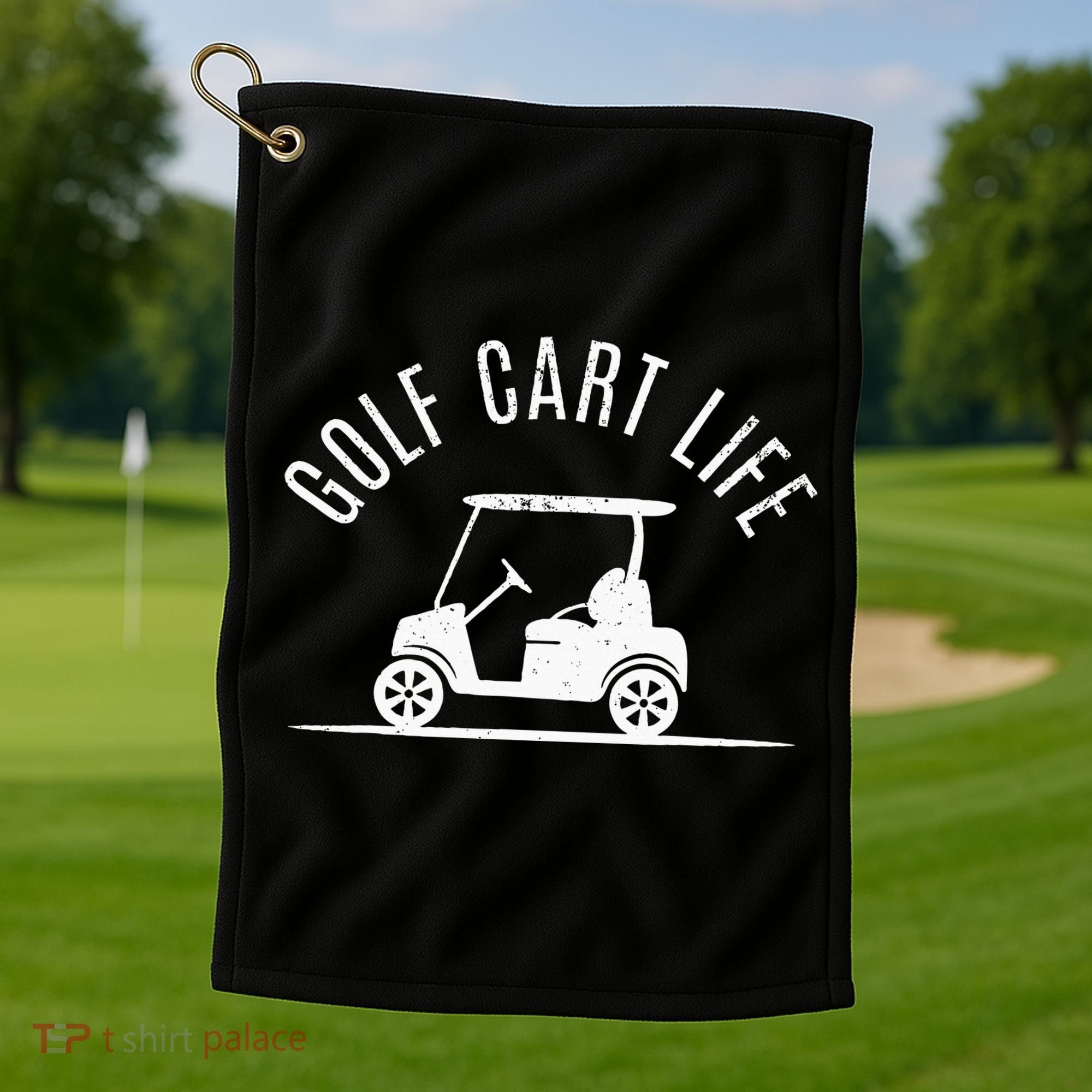 Golf Cart Life Funny Golf Golf Towel