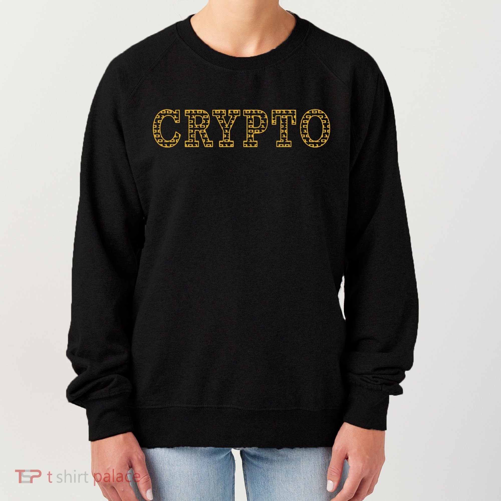 Golden Crypto Logo Limited Edition Women's Sweatshirt