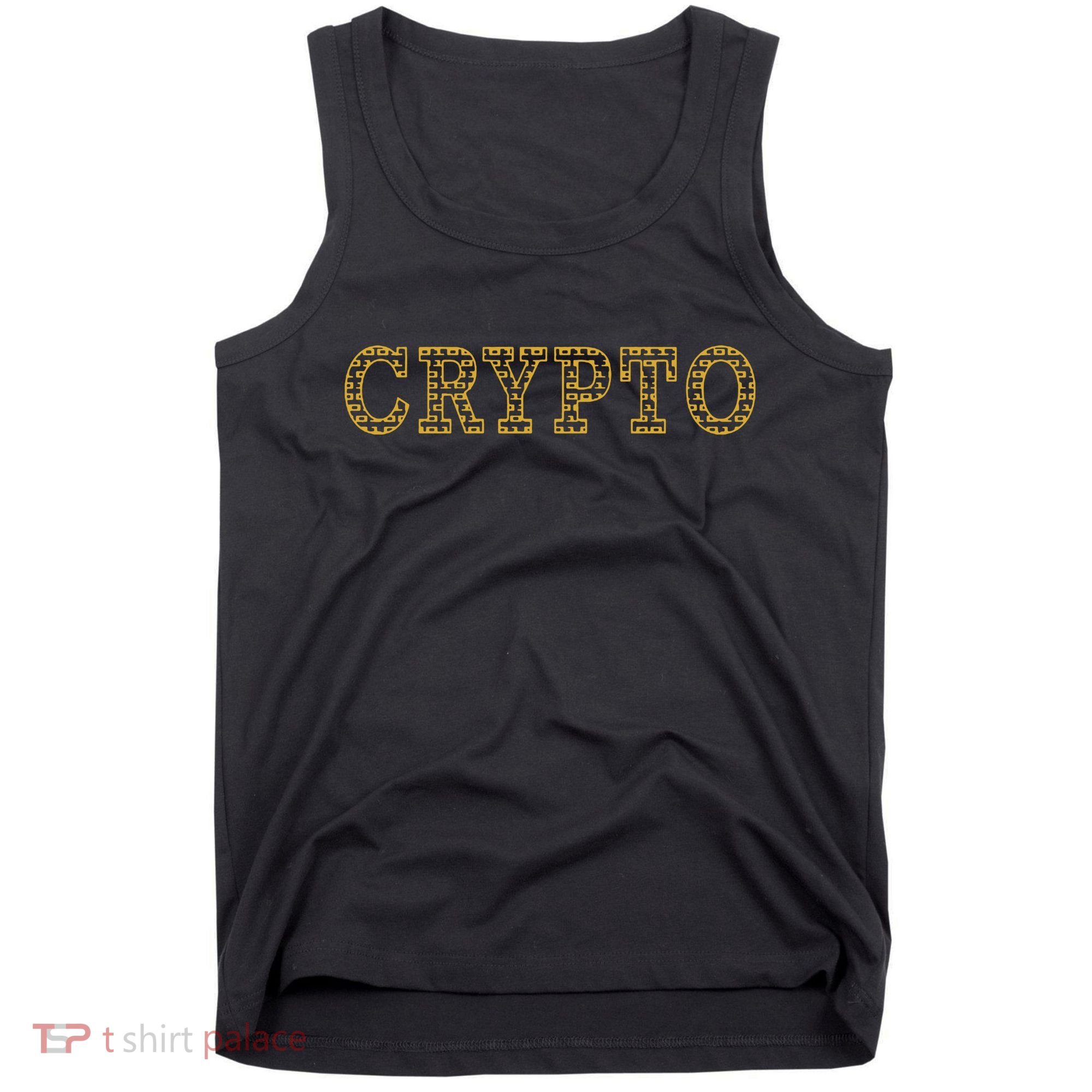 Golden Crypto Logo Limited Edition Tank Top
