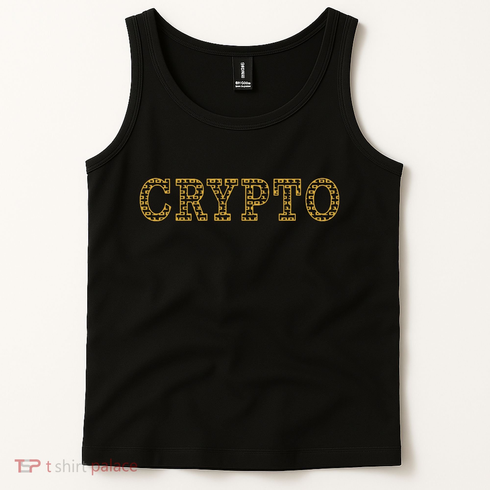 Golden Crypto Logo Limited Edition Tank Top