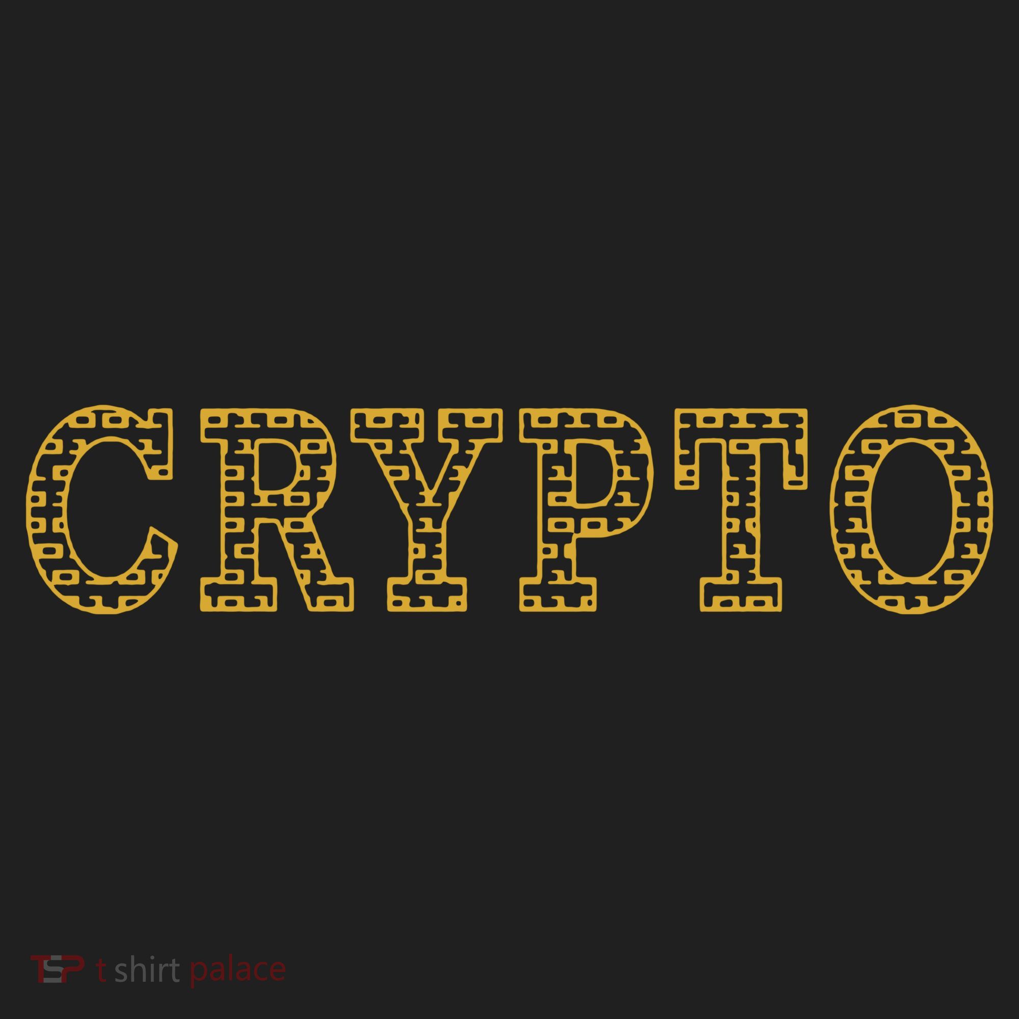 Golden Crypto Logo Limited Edition Golf Towel
