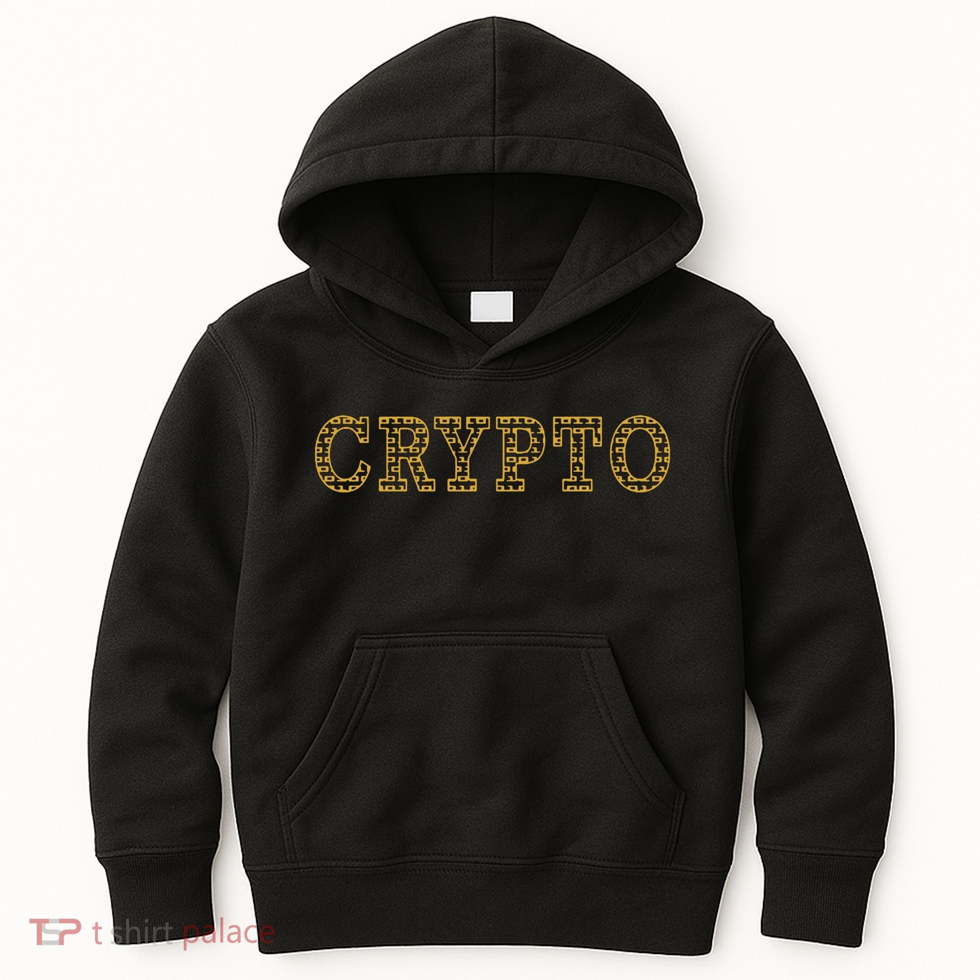 Golden Crypto Logo Limited Edition Kids Hoodie